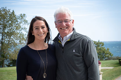 A man and woman smiling. Link to Life Stage Gift Planner Over Age 65 Situations.