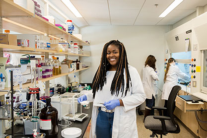 Students in a lab. Link to Gifts That Protect Your Assets Students in a lab. Link to Gifts That Protect Your Assets