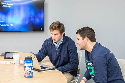Students studying together. Link to Life Stage Gift Planner Under Age 45 Situations.